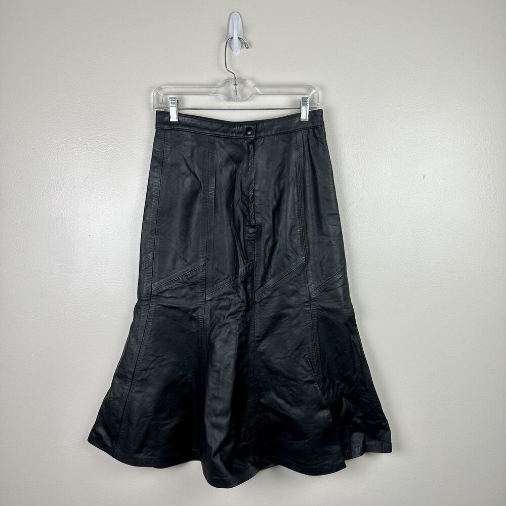 VTG Northside Fashion Genuine Leather Maxi Skirt Women’s Size 9